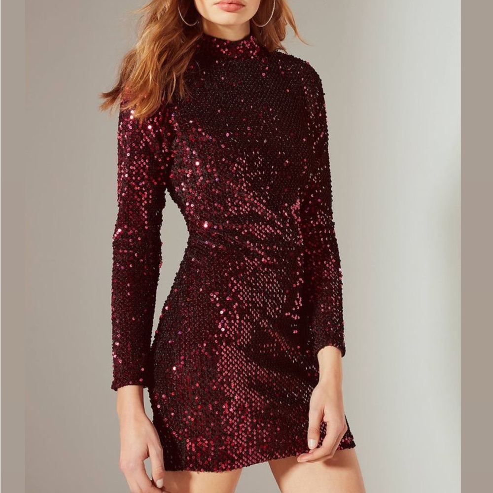 🪩 Motel Rocks UO Ruby Rose Sequin Bodycon Dress